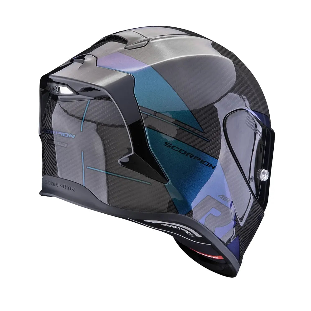 Casco Scorpion Exo-R1 Evo Carbon Air Rally Negro Camaleón