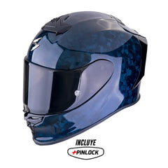 Casco Scorpion Exo-R1 Evo Onyx Air Carbono Azul
