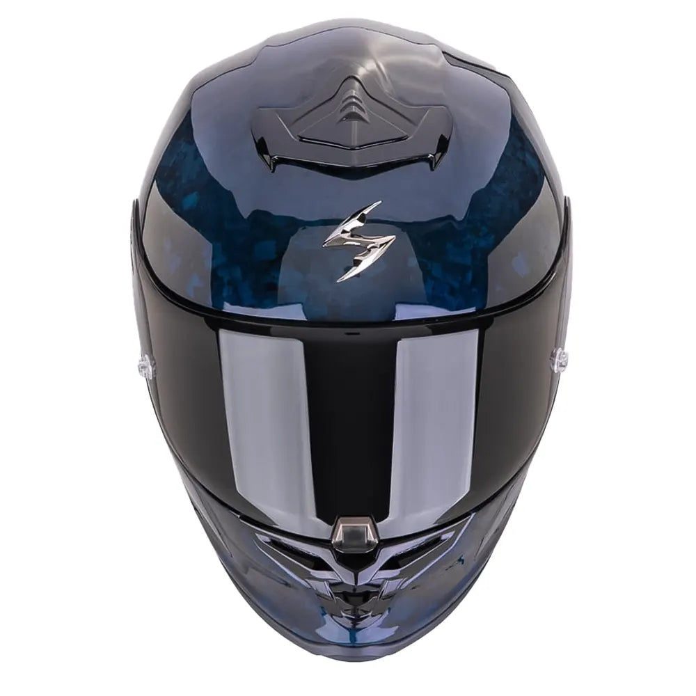Casco Scorpion Exo-R1 Evo Onyx Air Carbono Azul