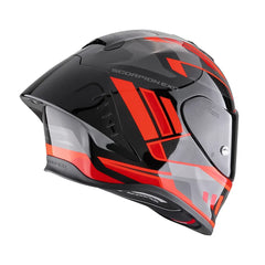 Casco Scorpion Exo-R1 Evo ll Vital Negro Silver Rojo