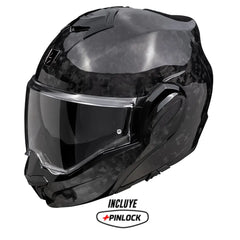 Casco Scorpion Exo-Tech Evo Onyx Carbon Negro