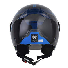 Casco Shaft 212 Reverb Azul Oscuro Azul Visor Iridium Azul
