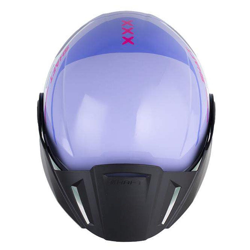Casco Shaft 212 Reverb Morado Fucsia Visor Revo Morado