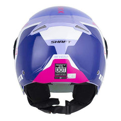 Casco Shaft 212 Reverb Morado Fucsia Visor Revo Morado