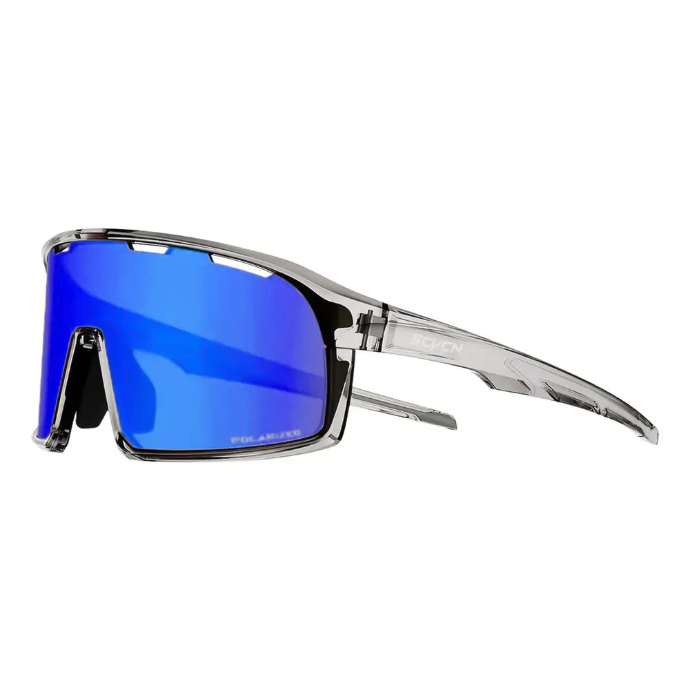Gafas Scvcn Transparente Negro Lente Iridium Azul