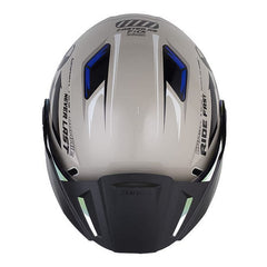Casco Shaft 212 Spring Head Arena Azul Visor Revo Rojo