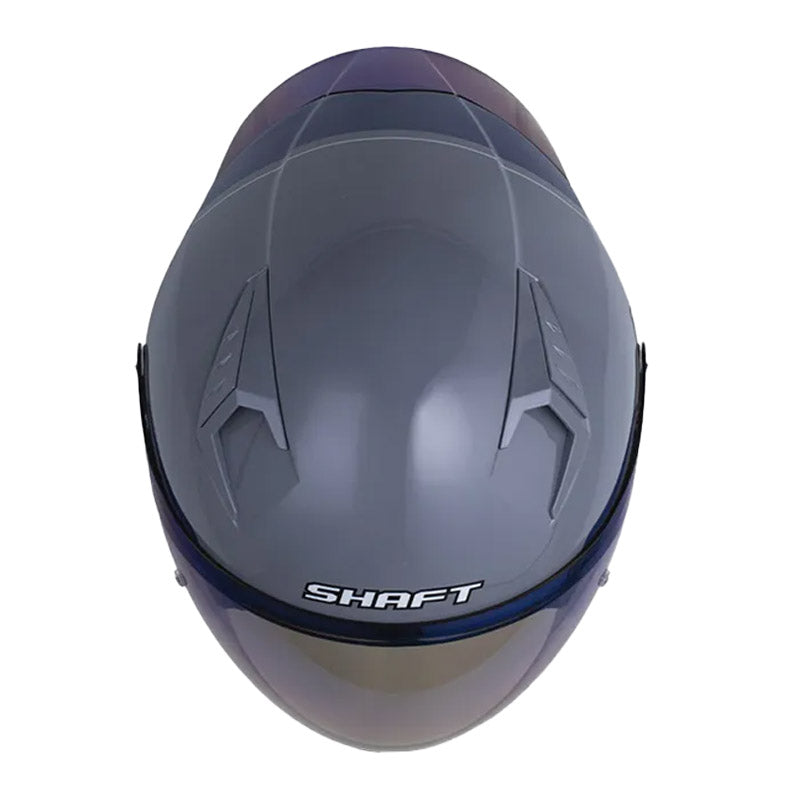 Casco Shaft 226 Gt Crest Gris Oscuro Azul Visor Iridium Azul