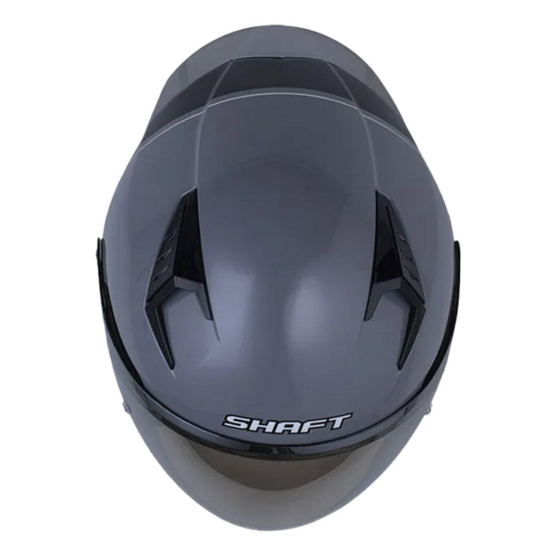 Casco Shaft 226 Gt Crest Gris Oscuro Holografico Silver Visor Iridium Silver