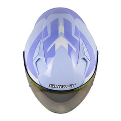 Casco Shaft 226 Gt Parker Azul Morado Visor Revo Morado