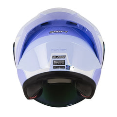 Casco Shaft 226 Gt Parker Azul Morado Visor Revo Morado