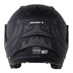 Casco Shaft 227 Trial Rush Gris Negro Oscuro Visor Iridium Silver