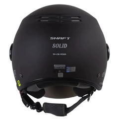 Casco Shaft 236 Roma Solid Gris Silver Visor Iridium Plateado