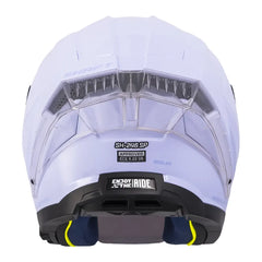 Casco Shaft 246 Sp Solid Morado Claro Visor Iridium Azul