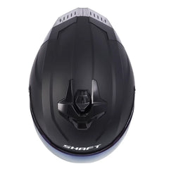 Casco Shaft 246 Sp Solid Negro Gris Oscuro Visor Iridium Azul