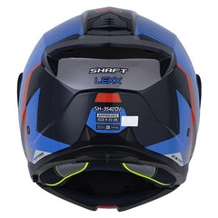 Casco Shaft 3540 Dv Lexx Azul Oscuro Azul Visor Iridium Azul