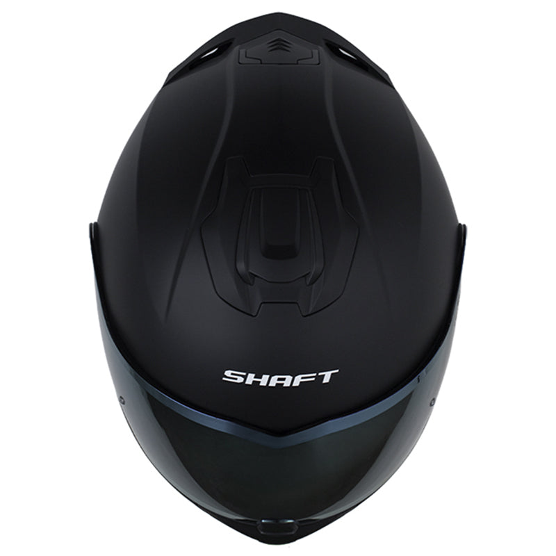 Casco Shaft 3540 Dv Solid Negro Dorado Visor Iridium Dorado