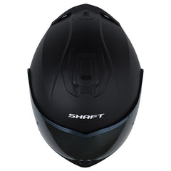Casco Shaft 3540 Dv Solid Negro Dorado Visor Iridium Dorado