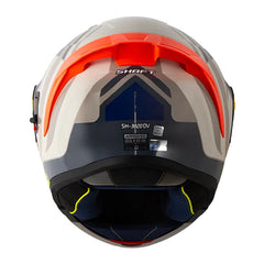 Casco Shaft 3820 Sp Mentox Arena Gris Oscuro Visor Revo Rojo