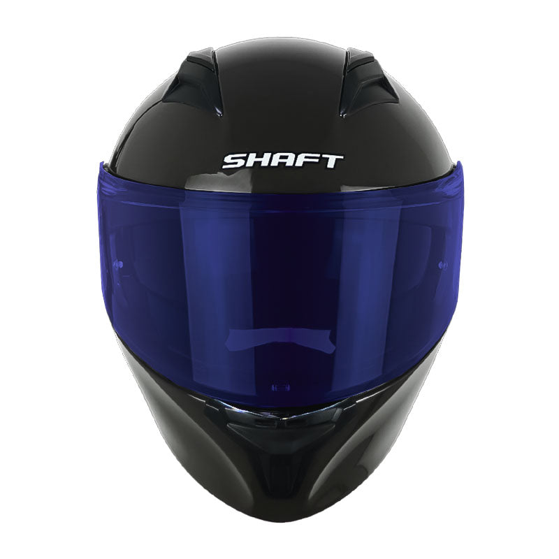 Casco Shaft 3820 Sp Solid Gris Oscuro Gris Visor Iridium Azul