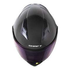 Casco Shaft 3820 Sp Solid Gris Oscuro Gris Visor Iridium Azul