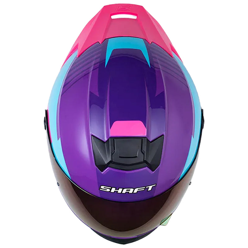Casco Shaft 502sp Fied Morado Fucsia Visor Revo Morado