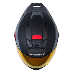 Casco Shaft 502sp Fied Negro Rojo Visor Revo Rojo