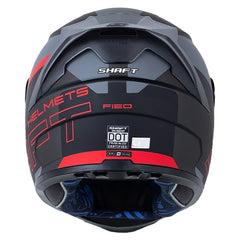 Casco Shaft 502sp Fied Negro Rojo Visor Revo Rojo