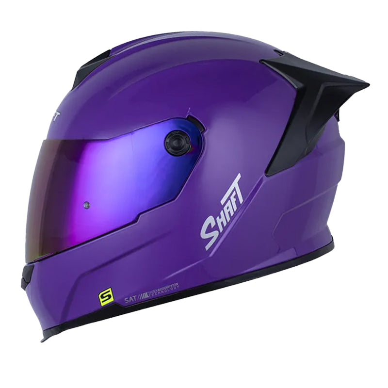 Casco Shaft 502sp Solid Morado Silver Revo Morado