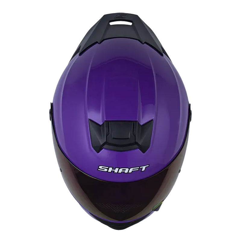 Casco Shaft 502sp Solid Morado Silver Revo Morado