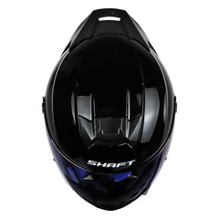 Casco Shaft 502sp Solid Negro Amarillo Neon Visor Iridium Azul