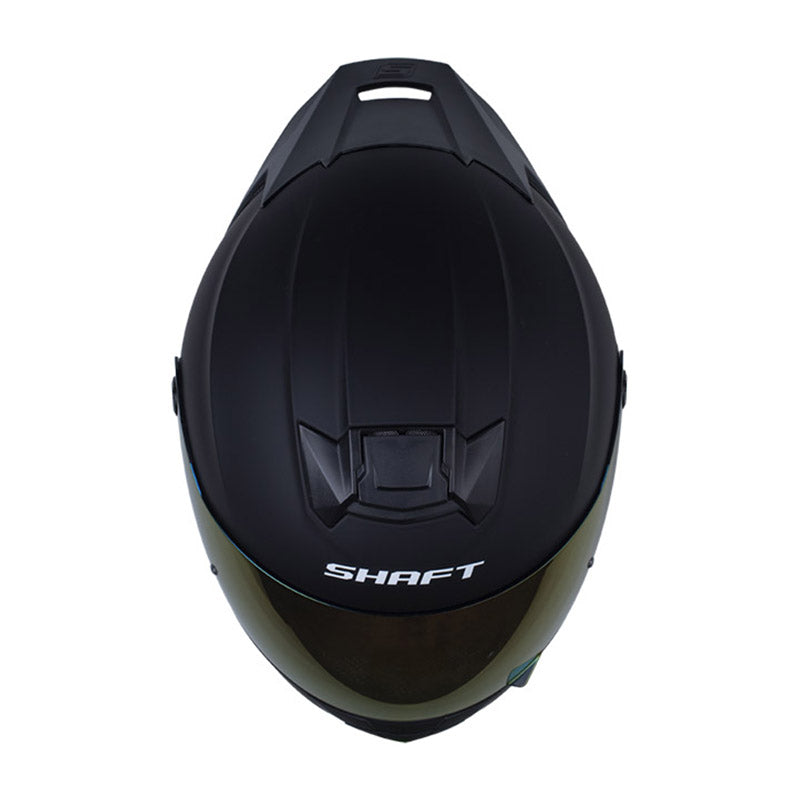 Casco Shaft 502sp Solid Negro Morado Visor Revo Morado