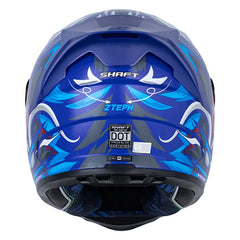 Casco Shaft 502sp Zteph Azul Visor Iridium Azul
