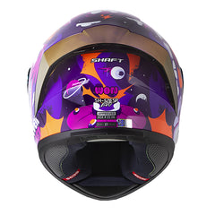 Casco Shaft 526 Sp Evo Won Morado Oscuro Fucsia Visor Revo Morado