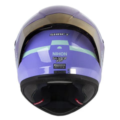 Casco Shaft 52Sp Evo Nihon Morado Turquesa Visor Revo Morado