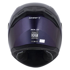 Casco Shaft 549Sp Solid Camaleon Silver Visor Iridium Azul