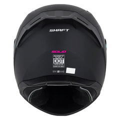 Casco Shaft 549Sp Solid Negro Fucsia Visor Revo Morado