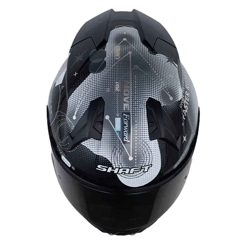 Casco Shaft 560 Evo Connection Negro Gris Oscuro Visor Smoke
