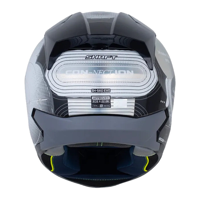 Casco Shaft 560 Evo Connection Negro Gris Oscuro Visor Smoke
