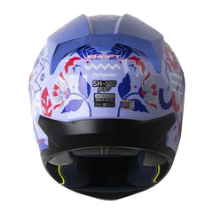 Casco Shaft 560 Evo Unstoppable Morado Claro Blanco Visor Iridium Silver