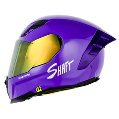 Casco Shaft 562 R_Solid Morado Silver Visor Iridium Morado