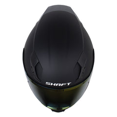 Casco Shaft 562 R_Solid Negro Fucsia Visor Iridium Morado