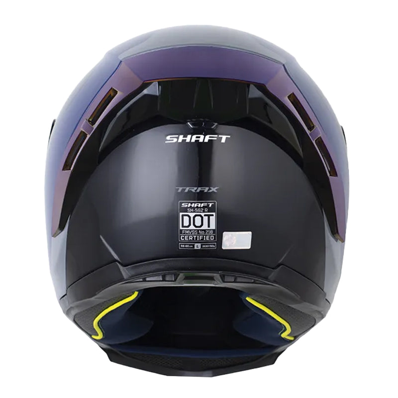 Casco Shaft 562 R Trax Azul Oscuro Gris Visor Iridium Azul