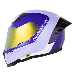 Casco Shaft 562 R Trax Morado Claro Visor Iridium Morado