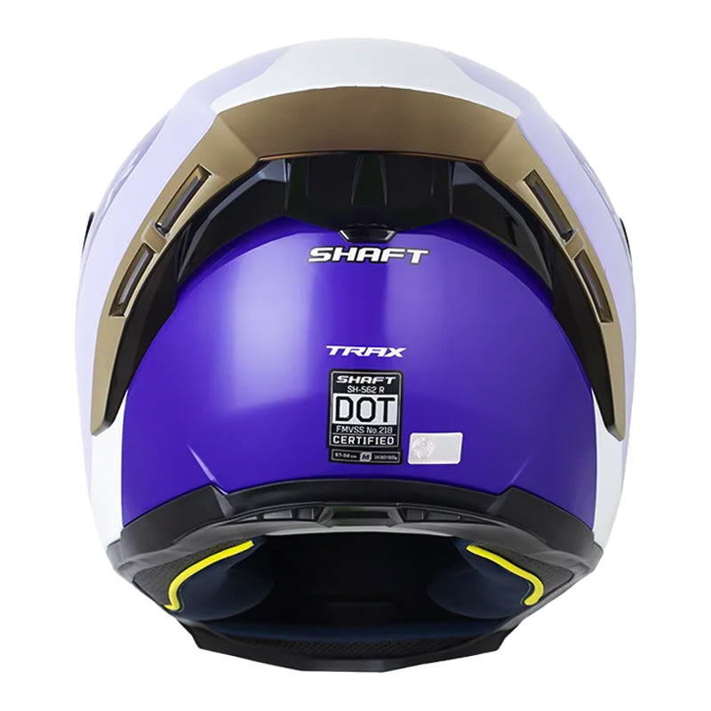 Casco Shaft 562 R Trax Morado Claro Visor Iridium Morado