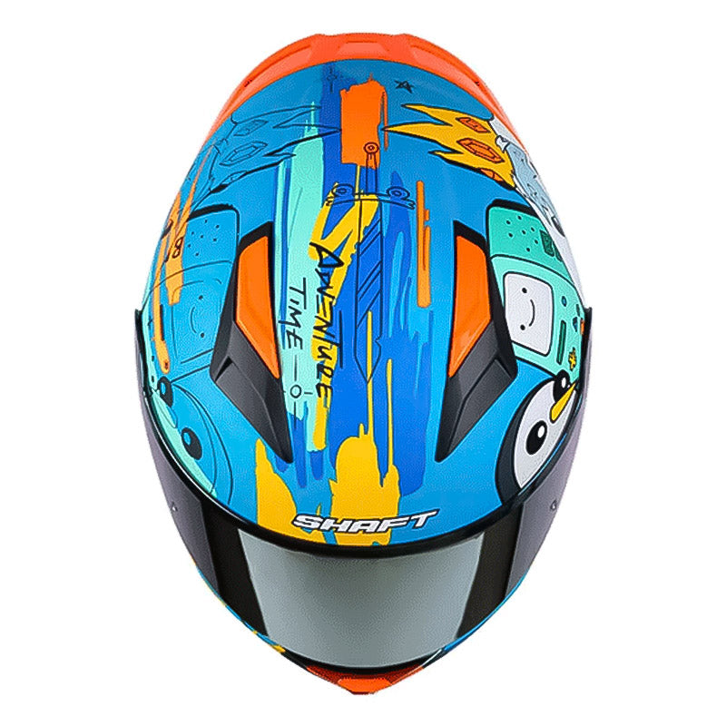 Casco Shaft 582Sp Adventure Time Azul Amarillo