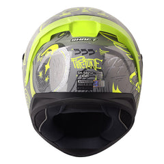 Casco Shaft 582Sp Evo Fortune Gris Amarillo Visor Iridium Silver
