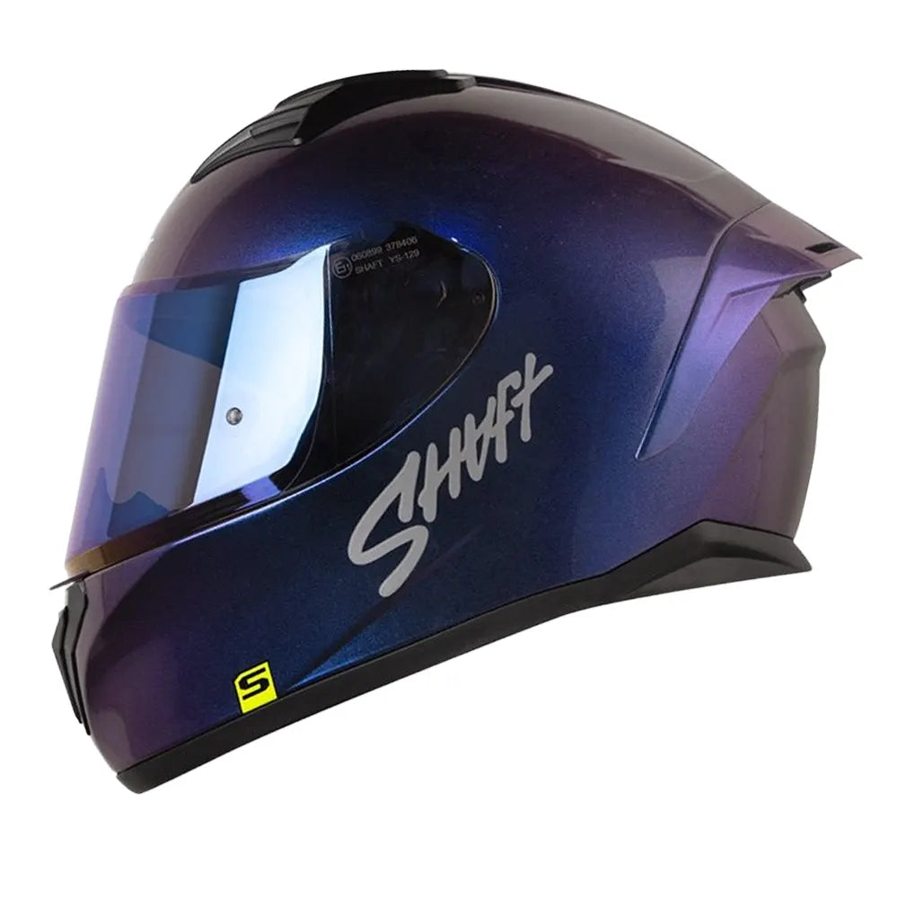 Casco Shaft 582Sp Evo Solid Camaleon Visor Azul