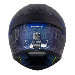 Casco Shaft 584 Sp Asia Camaleon Gris Visor Iridium Azul
