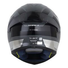 Casco Shaft 584 Sp Shairo Gris Oscuro Holografico Silver Visor Iridium Azul
