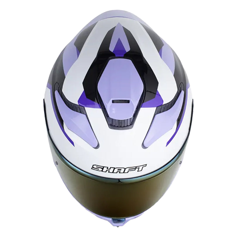 Casco Shaft 584 Sp Shairo Morado Claro Visor Revo Morado